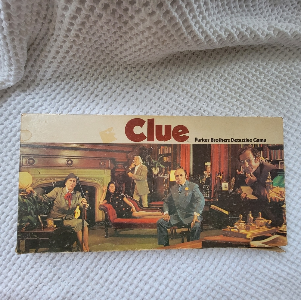 🎩Vintage 1972 Clue Board Game